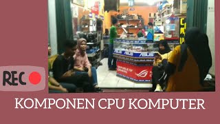 Tugas ARSITEKTUR dan ORGANISASI KOMPUTER tentang komponen pada CPU komputer