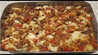 HOW TO PREPARE BAKED BEEF MEAT AND POTATOES