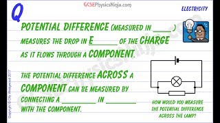 What Is Potential Difference? How to Measure Potential Difference - GCSE Physics