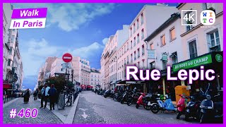 Rue Lepic, Paris, France | paris tourist places | Paris street tour | Walk In Paris