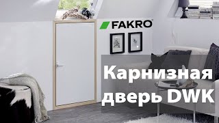 Карнизная дверь DWK | ОБЗОР | FAKROrussia