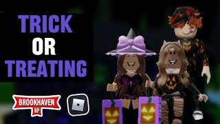 TRICK Or TREATING In BROOKHAVEN! | Roblox Brookhaven Rp