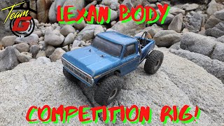 Is a Hard Body required to be able to enter a RC Rock Crawling Competition? *Lexan Body Comp Rigs*