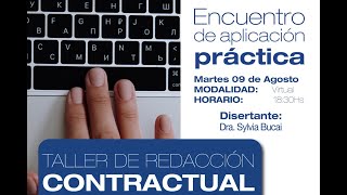 Taller de redacción contractual - Martilleros corredores públicos- Herramientas profesionales.