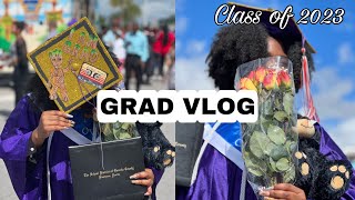 DECORATING MY GRADUATION CAP!!! | GRAD VLOG🤩