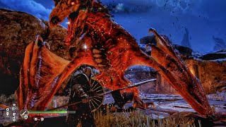 God of War Ragnarok - Dragon Boss Fight (God of War) PS5 4K 60 FPS