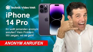 iPhone 14 Pro - Nummer unterdrücken / anonym anrufen • Tutorial