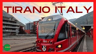 Railway Station of Tirano Italy | Bernina Express | Walking tour