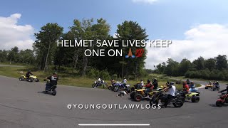 NY Bikelife Pocono Raceway Track PT 2 Crazy Crash 😱