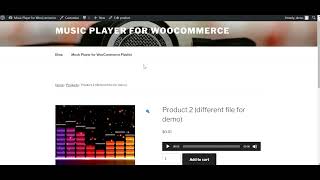 Music Player for WooCommerce some commercial features