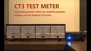 Douk Audio CT3 Dual Analog Power Meter for Amplifier/Speaker