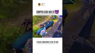 SNIPER GOD BOLTE😈 #bgmi #gaming #viral #shorts #bgmishorts #pubgmobile #headshot #flyingcar #1v4