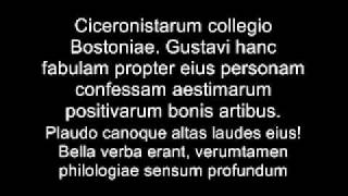 Galaxicum Responsum ad Carolum Ioseph McNamaram (De Oratione Salutatoria Harvardiana 2007 A.D.)