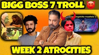 BIG BOSS 7 SECOND WEEK MEME REVIEW TAMIL | Atrocities | BB Roast With Nesamani🙈