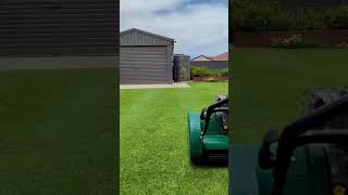 mow time! #lawn #mowing #lawnmower #reelmower #shorts