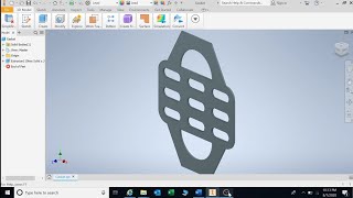 Autodesk Inventor rectangular pattern.