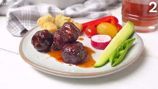 grape jelly meatballs 🍽️ easy appetizer recipes 🍽️