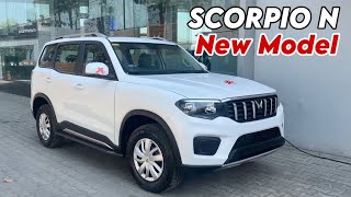 NEW MAHINDRA SCORPIO N 2024 Updated Model|| Scorpio 2024 Z4 White Colour Review||