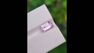 2.55 ct Natural Pink Imperial Topaz - Emerald Cut Gemstone from Pakistan