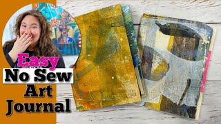 Create Your Own Art Journal Without Any Sewing - So Simple!