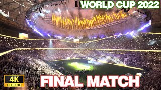 FINAL MATCH FIFA 2022 - UNSEEN ON TV 4K #qatar #worldcup #argentina #messi #final