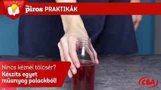 🔴 PIROS Praktikák: Konyhai tölcsér PET-palackból 💦