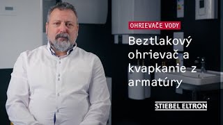 Beztlakový ohrievač a kvapkanie z armatúry | STIEBEL ELTRON