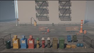 Asset Store - City Street Props Demo