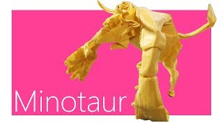 Minotaur Origami Tutorial (Satoshi Kamiya)