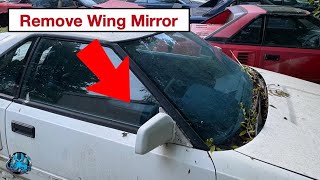 How to remove your Mk1 MR2 Wing Mirror (MR2 How To)