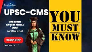 Everything About UPSC-CMS #upsccms