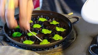 Mini Green Pandan Cakes, Bangkok Street Food