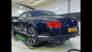 Miracle Detail - The process - Wrecked paint on a Bentley Continental