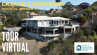 Casa moderna com linda vista em condomínio próximo à Itaipava | Tour virtual completo