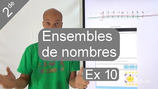 Exercice 10 : calculer l'union de deux intervalles