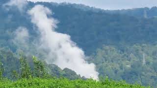 Ketika Gunung Salak dan Gunung Gagak di Zoom dari Kampung Cianten