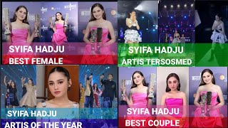 SYIFA HADJU BORONG AWARD/ARTIS OF THE YEAR/ TER SOSMED/FAMALE/CARACTER//BEST COUPLE BERSAMA EL RUMI