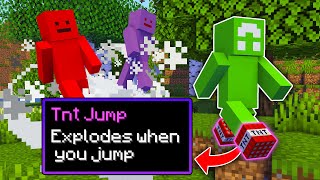 Minecraft Manhunt, But There's Custom Jumps