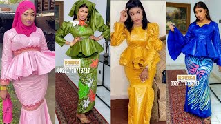 💥Tabaski 2024💥Superbe modèl taille basse en bazin riche et geztner mode couture sénégalaise #fashion