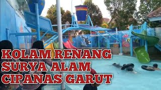 REVIEW KOLAM RENANG SURYA ALAM CIPANAS GARUT LAGI @ATHOCHANNEL