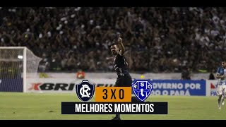 Remo 3 X 0 Paysandu Melhores Momentos Parazão 2022 Jogo de ida da Final