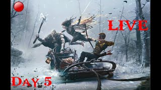 🔴LIVE Day 5 | God of War Ragnarök | CRAZY SETUP | Chill Vibes