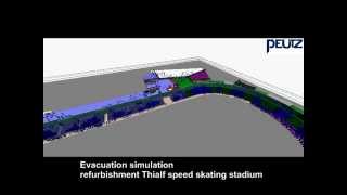 Evacuatiesimulatie Thialf stadion