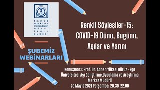 Webinar - COVID-19 Dünü, Bugünü, Aşılar ve Yarını