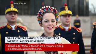 OANA VENȚEL-FRÂNCU SUBLOCOTENENT ÎN BRIGADA 30 GARDĂ "MIHAI VITEAZUL"