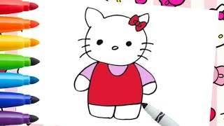 Drawing Hello Kitty | Fun Simple Drawings