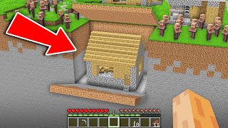 I found this SECRET Underground Village Base in Minecraft !!! New Secret Village Passage House !!!