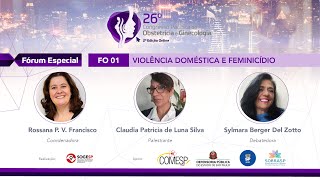 FO 01 - Fórum Especial SOGESP Violência Doméstica e Feminicídio