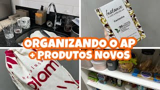 ORGANIZANDO O APARTAMENTO + ALMOÇO, CHEGARAM OS PRODUTOS DA GLAMBOX + PRODUTOS DE CABELO 🤩