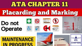 ATA 11 | Placarding and Marking on Aircraft | Explained in English